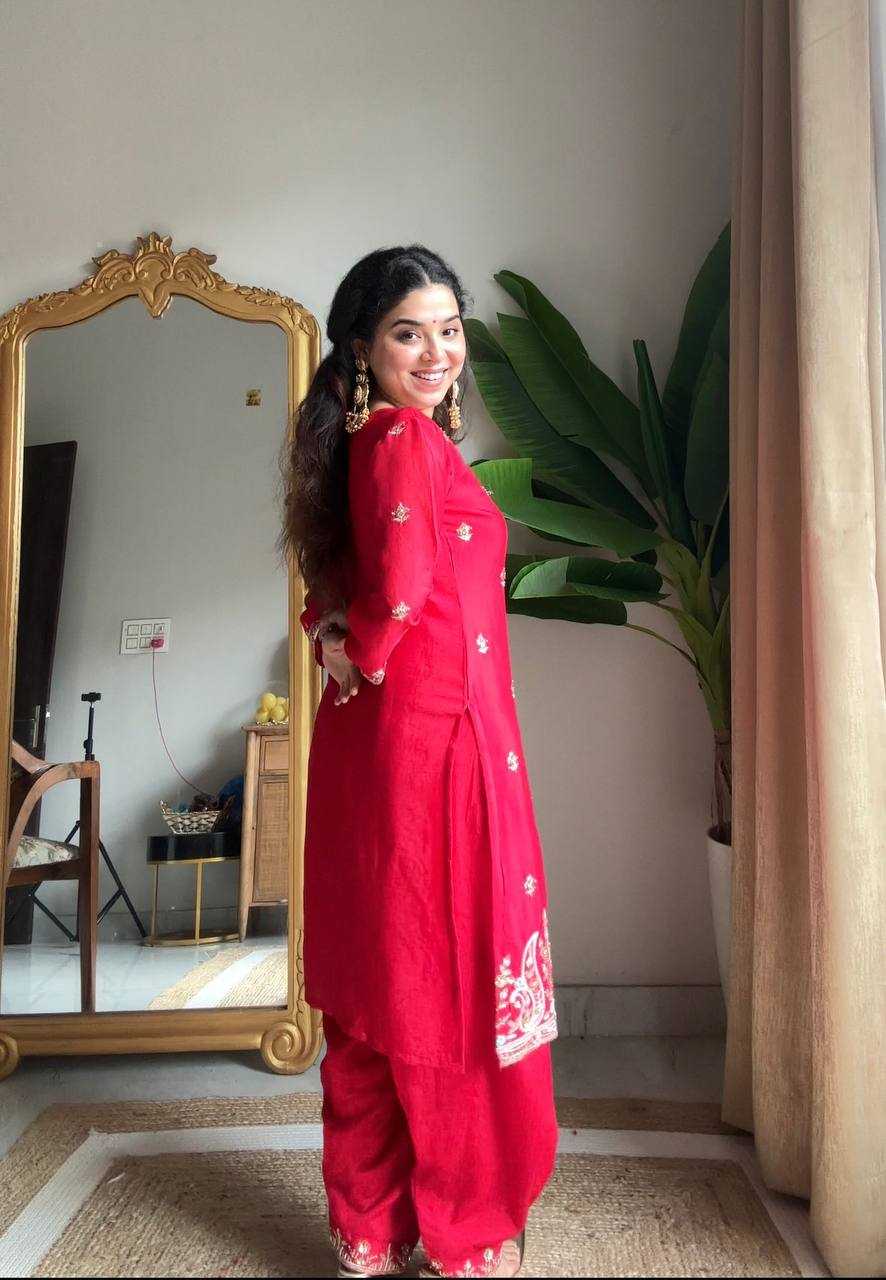 Chinon Embroidery Salwar Suit